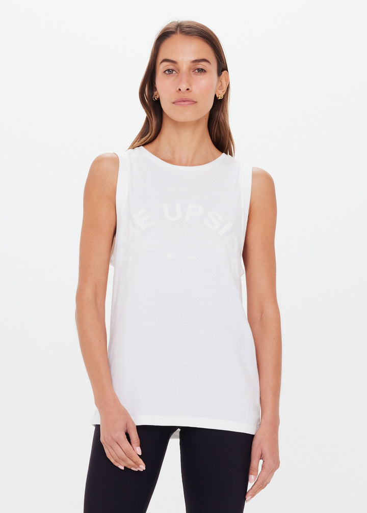 The Upside - Jeet Tank - White