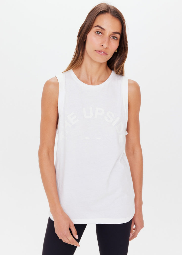 The Upside - Jeet Tank - White