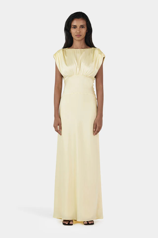 Hansen & Gretel - Meredith Silk Dress - Butter