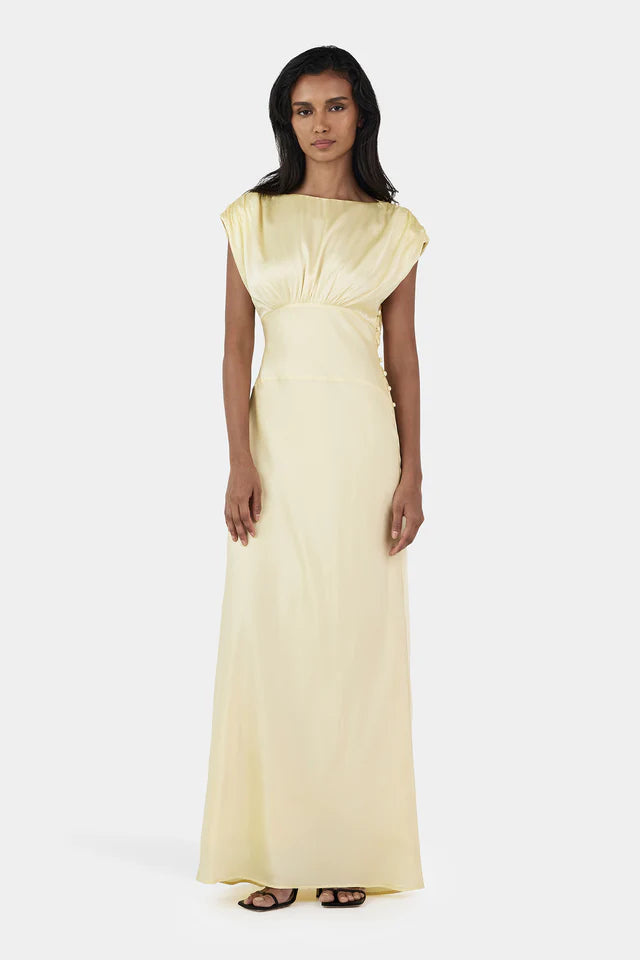 Hansen & Gretel - Meredith Silk Dress - Butter