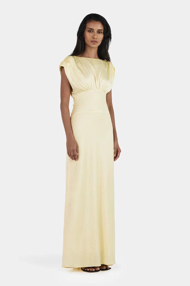Hansen & Gretel - Meredith Silk Dress - Butter