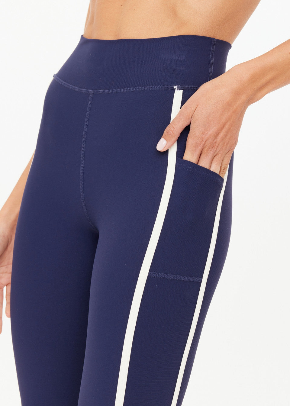 The Upside - Samara 25IN Midi Pant - Navy