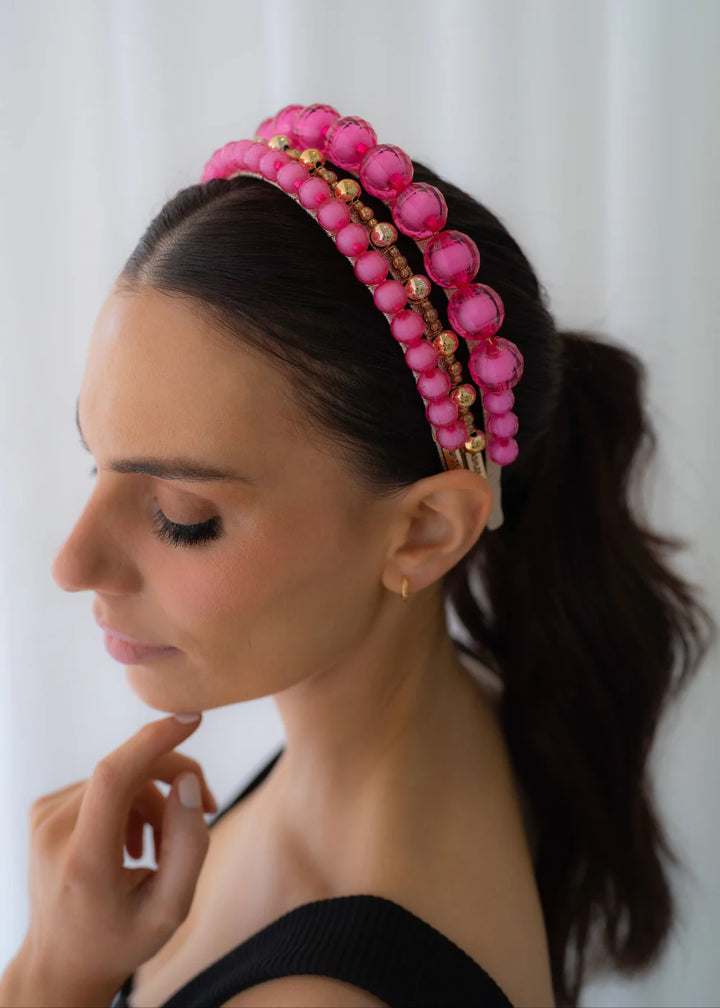 ÁEL ESTE - Milan Headband - Pink