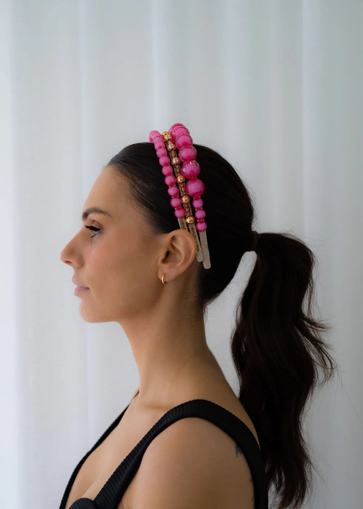 ÁEL ESTE - Milan Headband - Pink
