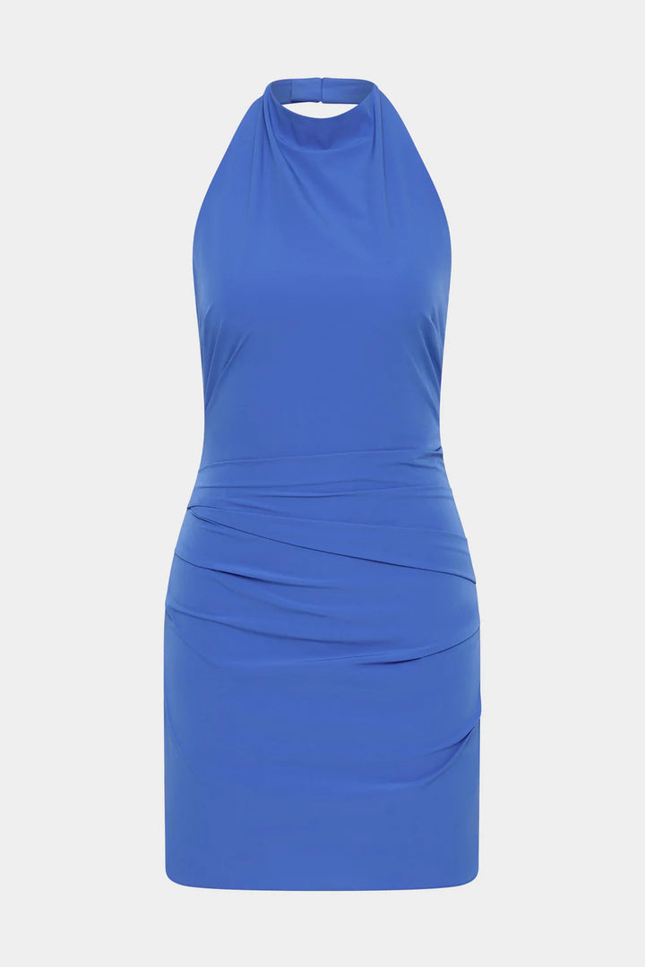 Sir - Sol Halter Mini Dress - Cobalt
