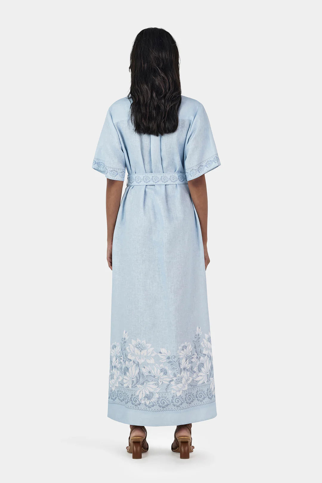 Hansen & Gretel - Joe Linen Midi Dress - Bells Beach