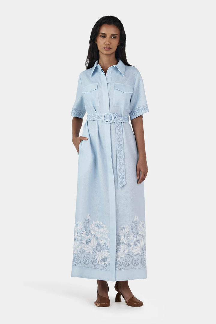Hansen & Gretel - Joe Linen Midi Dress - Bells Beach