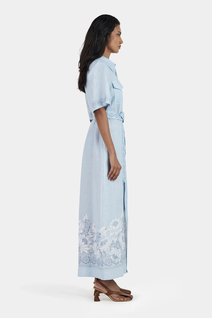 Hansen & Gretel - Joe Linen Midi Dress - Bells Beach