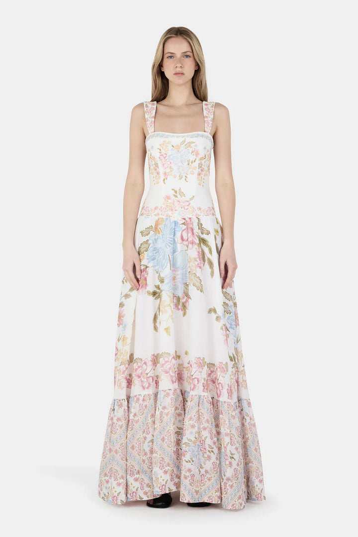 Hansen & Gretel - Elsa Linen Maxi Dress - Vanilla Keepsake