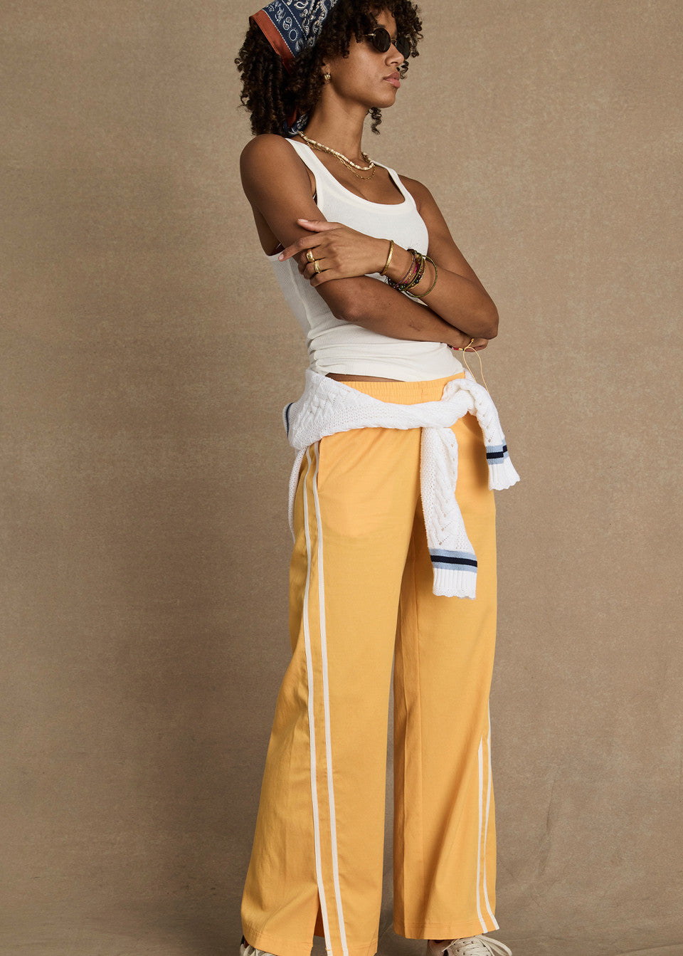 The Upside - Alyssa Racerback Tank Top - White