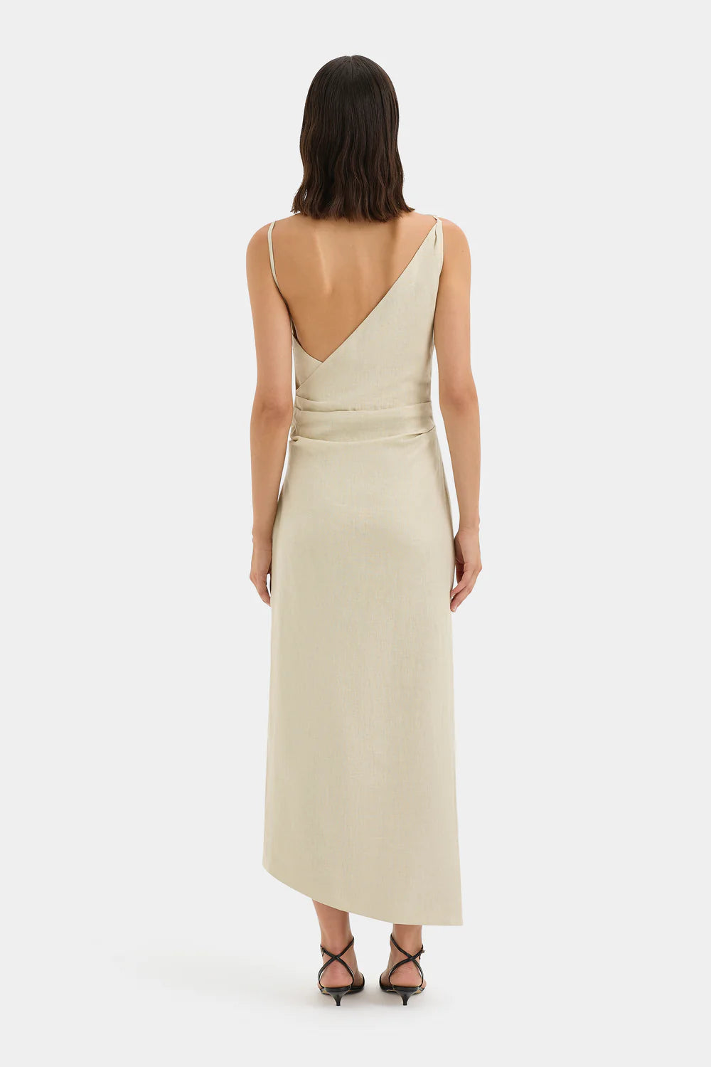 Sir The Label - Raquel Midi Dress - Wheat