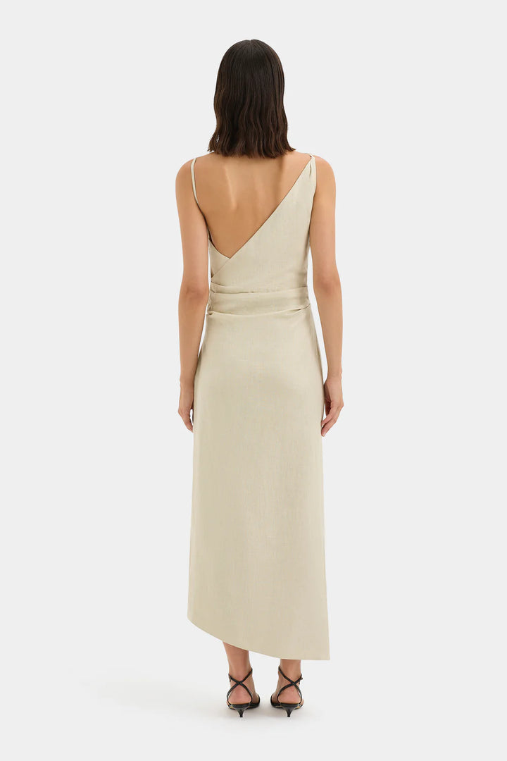 Sir The Label - Raquel Midi Dress - Wheat