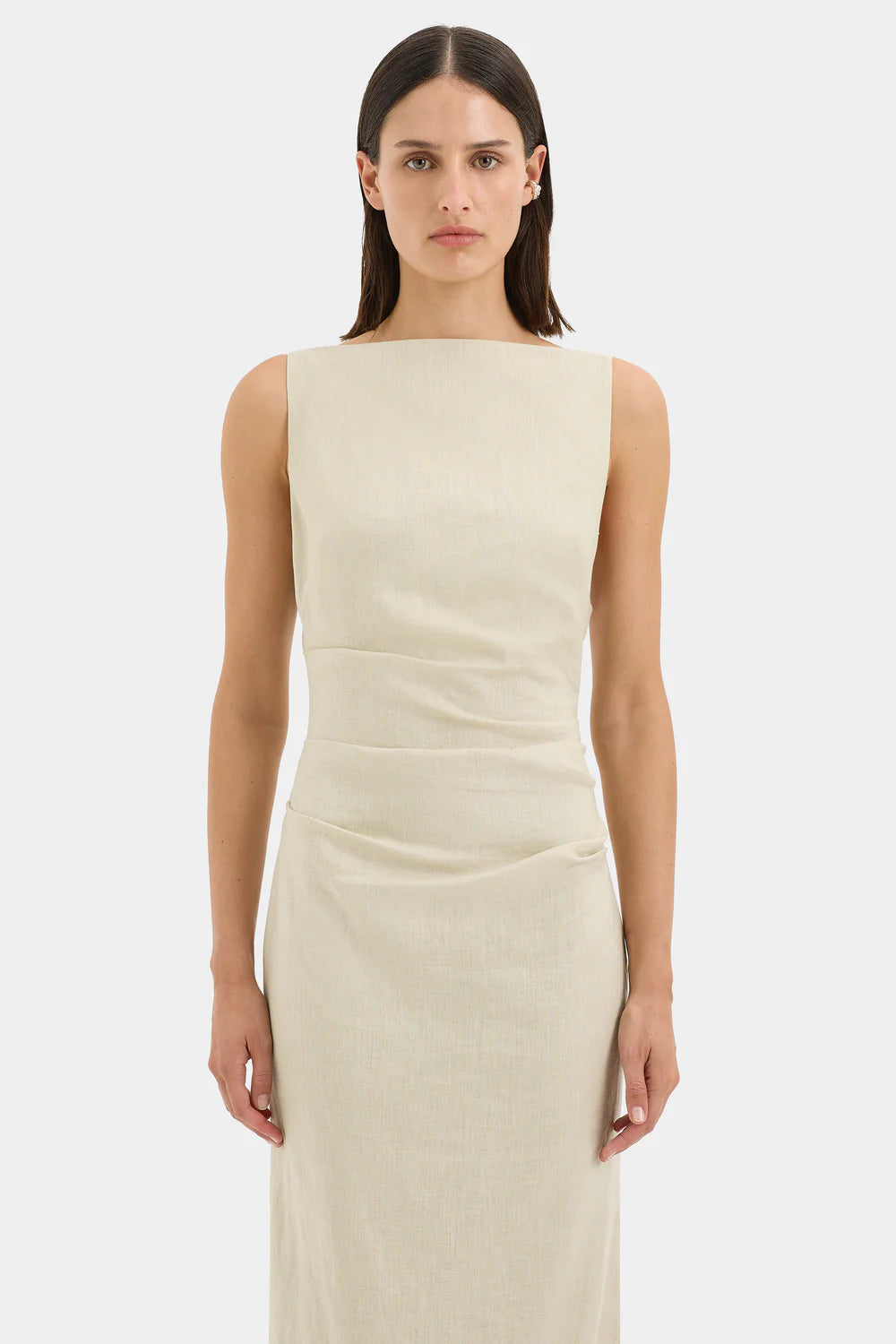 Sir The Label - Raquel Midi Dress - Wheat