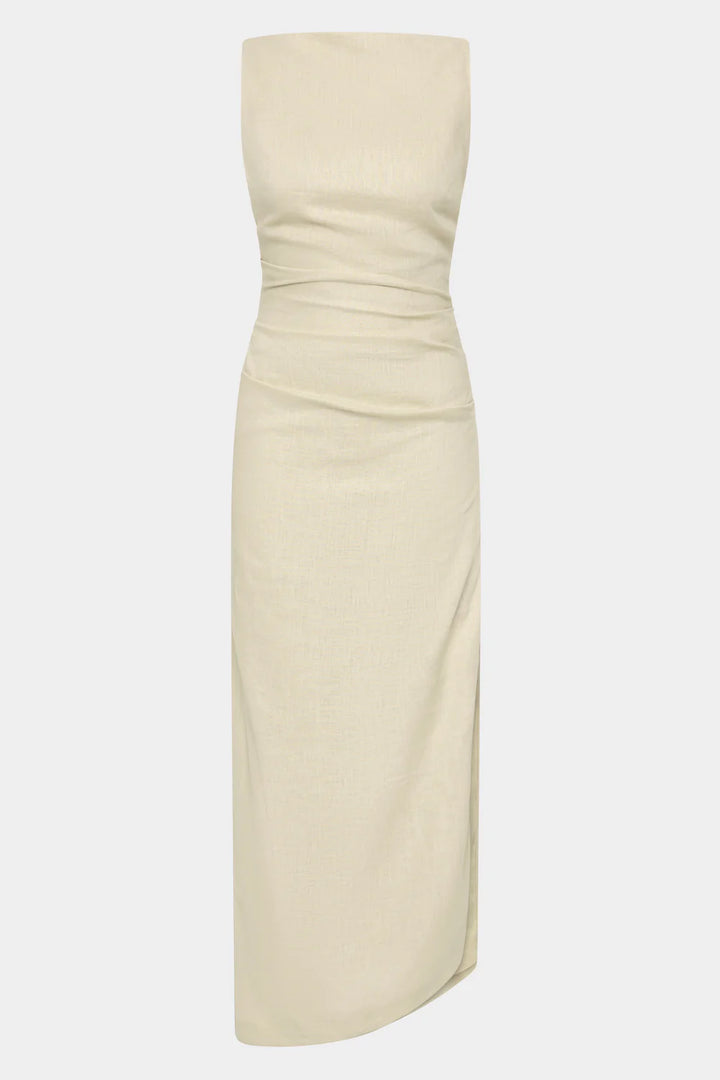 Sir The Label - Raquel Midi Dress - Wheat