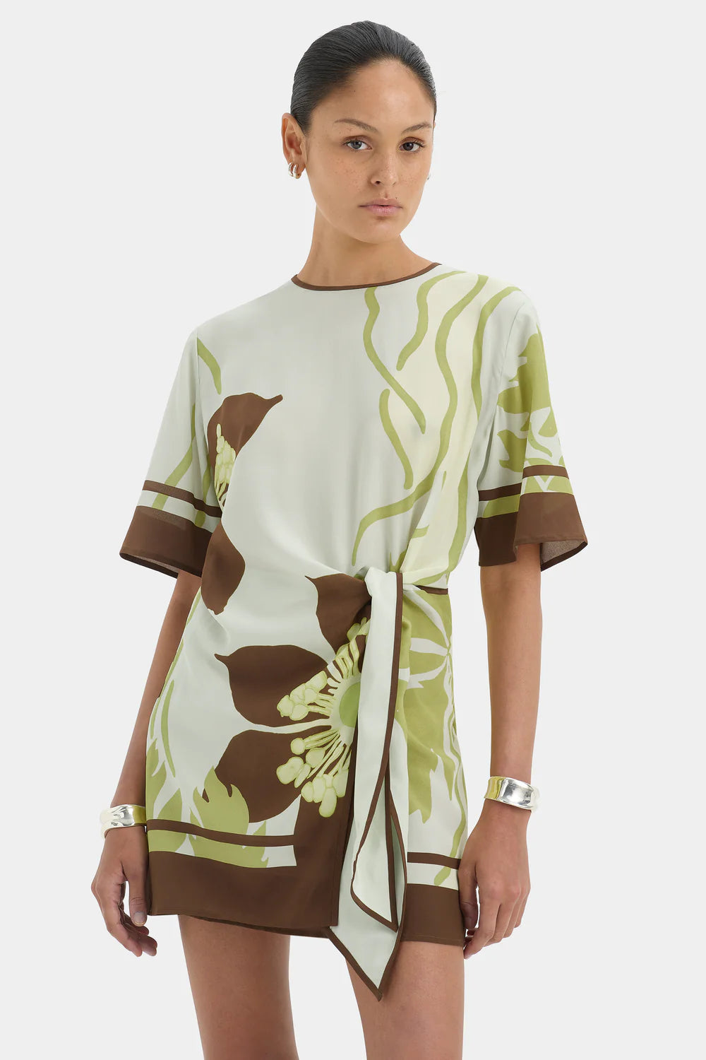 Sir The Label - Amaia Mini Dress - Floral Vine