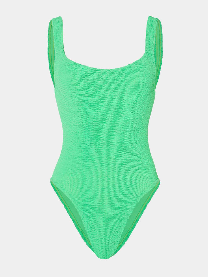 Hunza G - Square Neck Swim - Lime