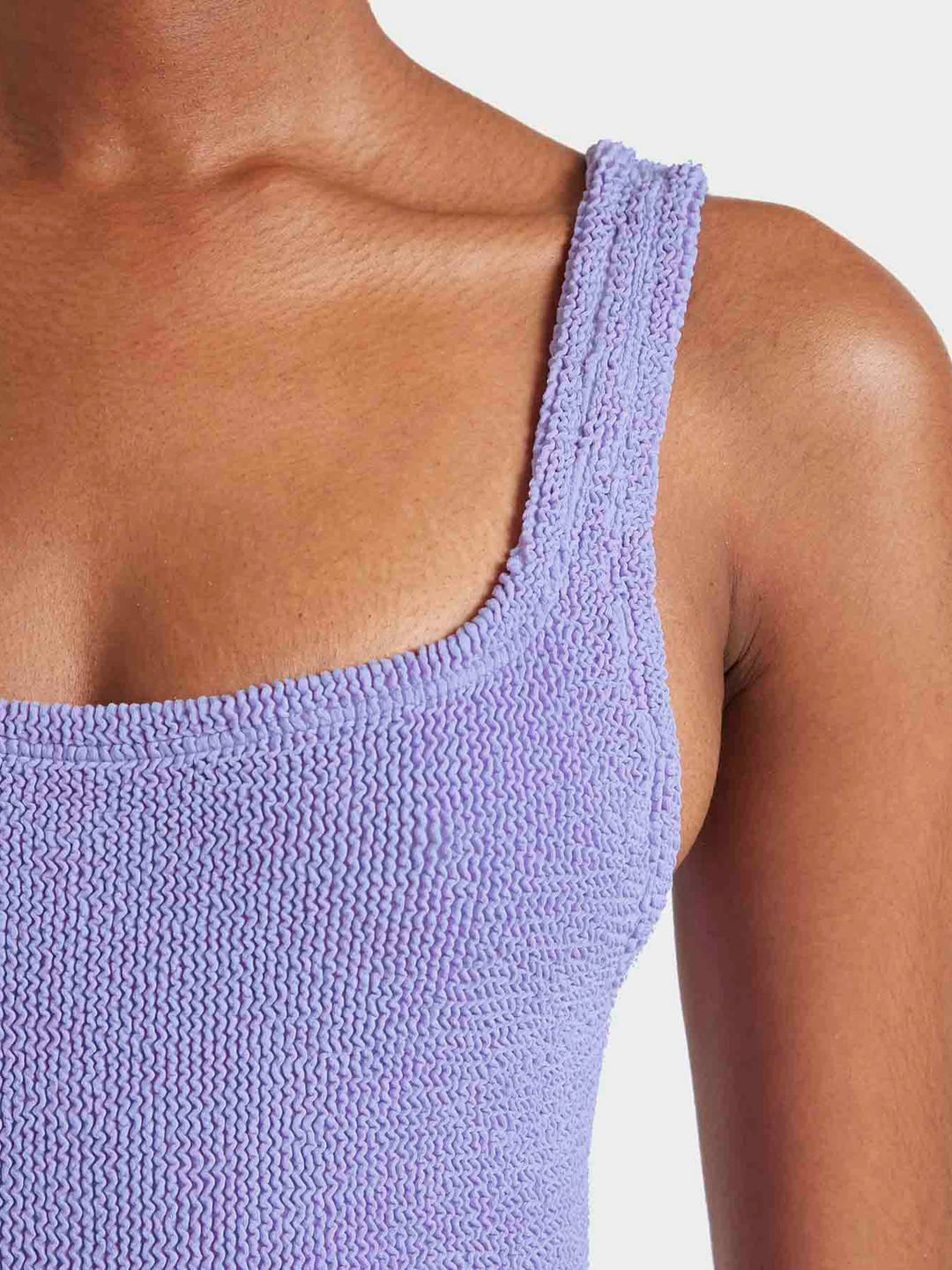 Hunza G - Coverage Square Neck - Lilac