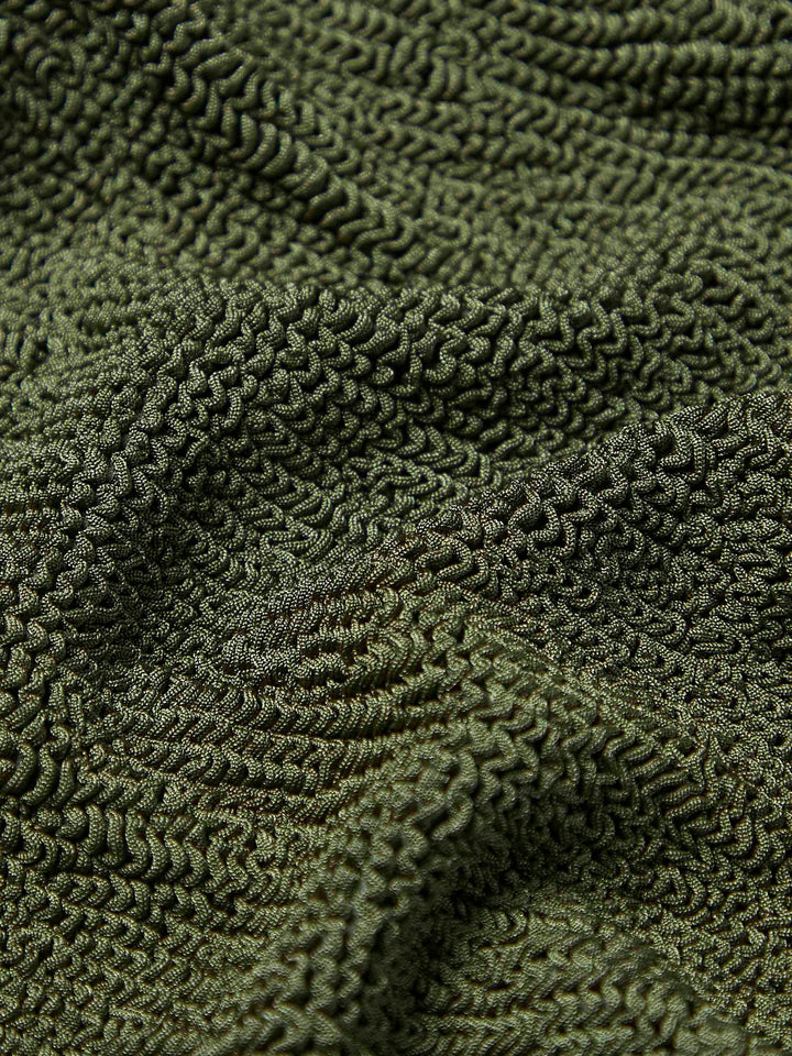 Hunza G - Coverage Square Neck - Metallic Khaki