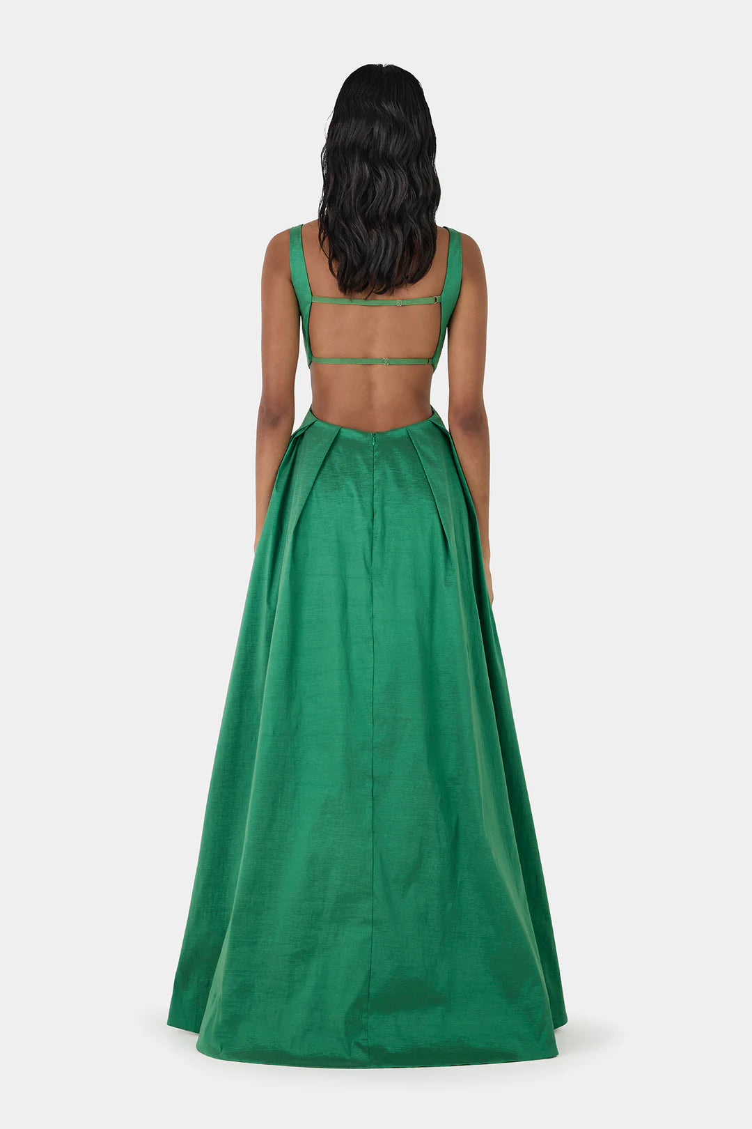 Hansen & Gretel - Aubrey Taffeta Gown - Green