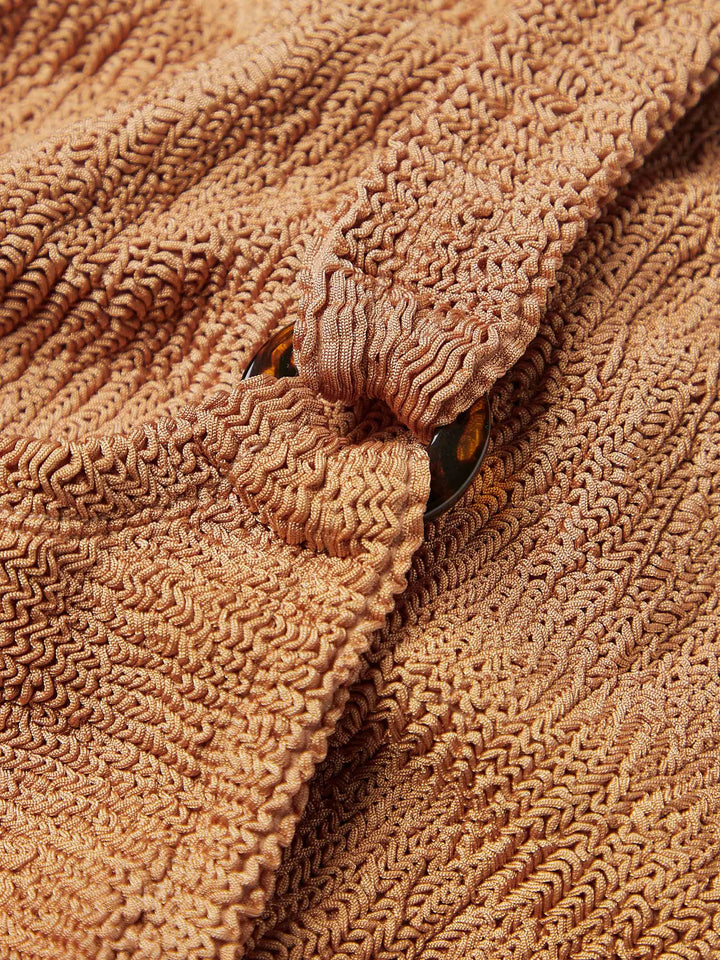 Hunza G - Domino Swim - Metallic  Cocoa