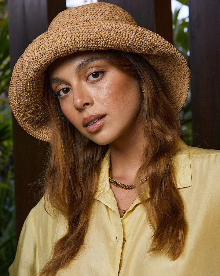 Arms Of Eve - Mirabel Bucket Hat - Dark Natural
