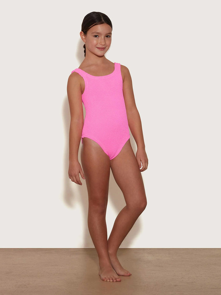 Hunza G - Kids Classic Swim (Ages 7-12) - Bubblegum
