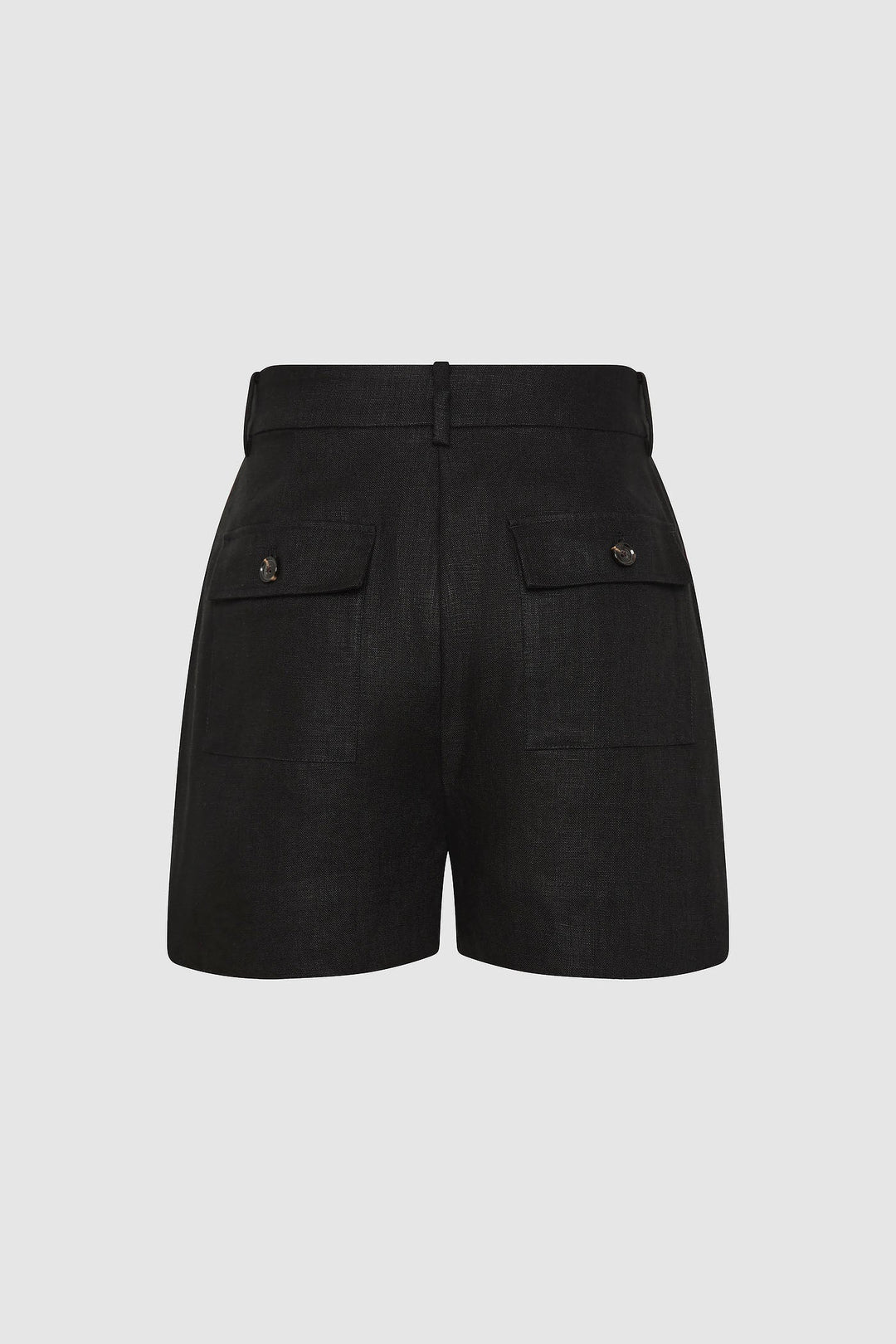 Friend Of Audrey - The Linen Pocket Shorts - Black