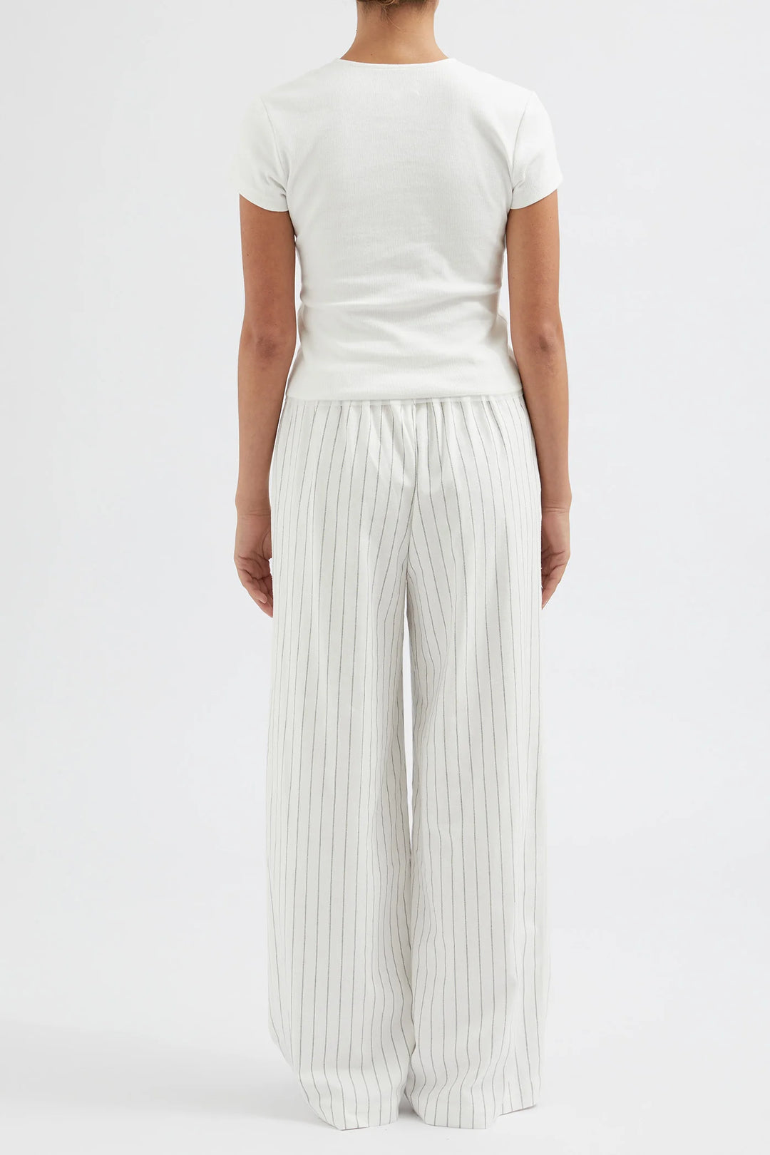 Friend Of Audrey - The Stripe Tie Waist Trouser