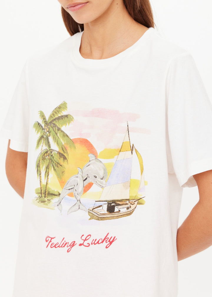 The Upside - Feeling Lucky Jodhi Tee - Crème