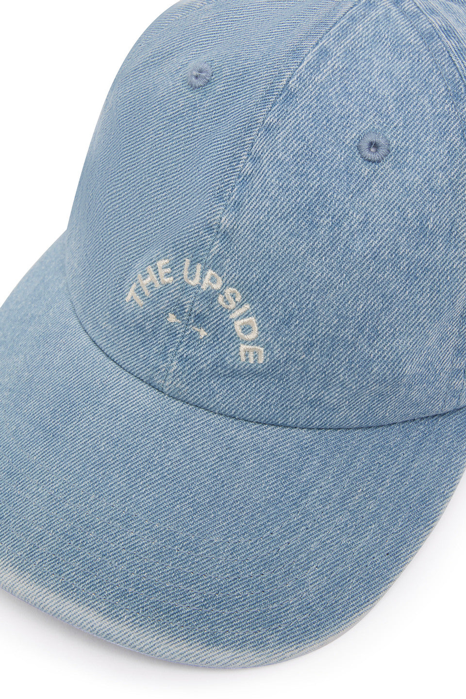 The Upside - Washed Denim Soft Cap - Blue