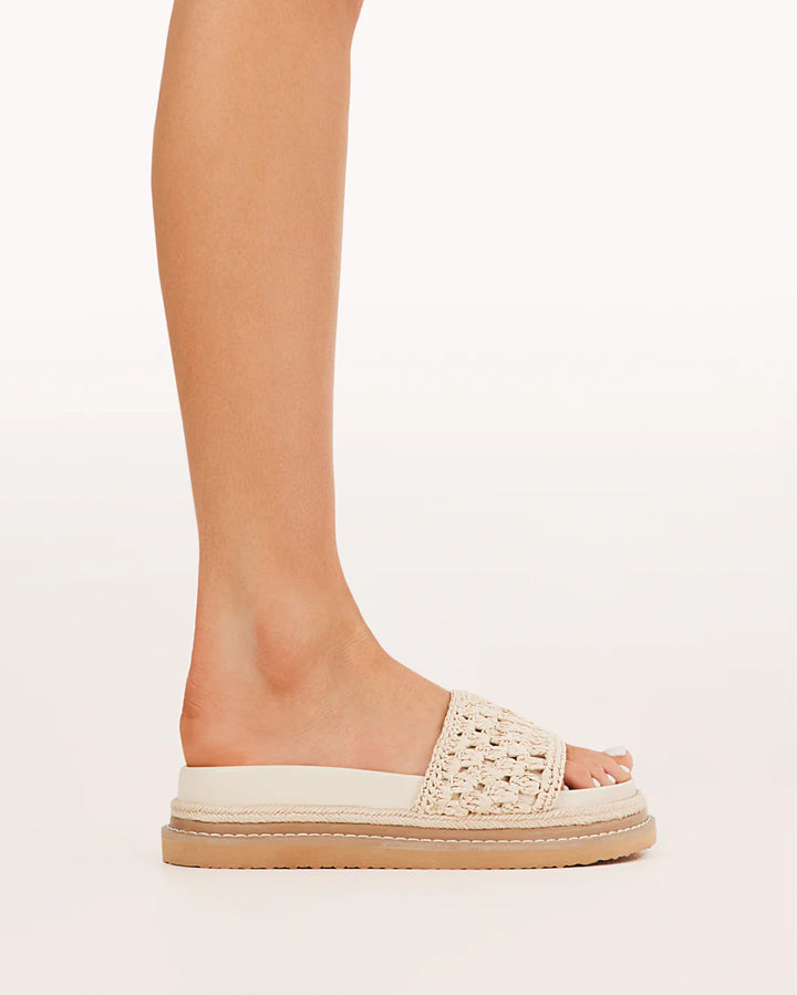 Billini - Althea Sandal - Cream Raffia Natural