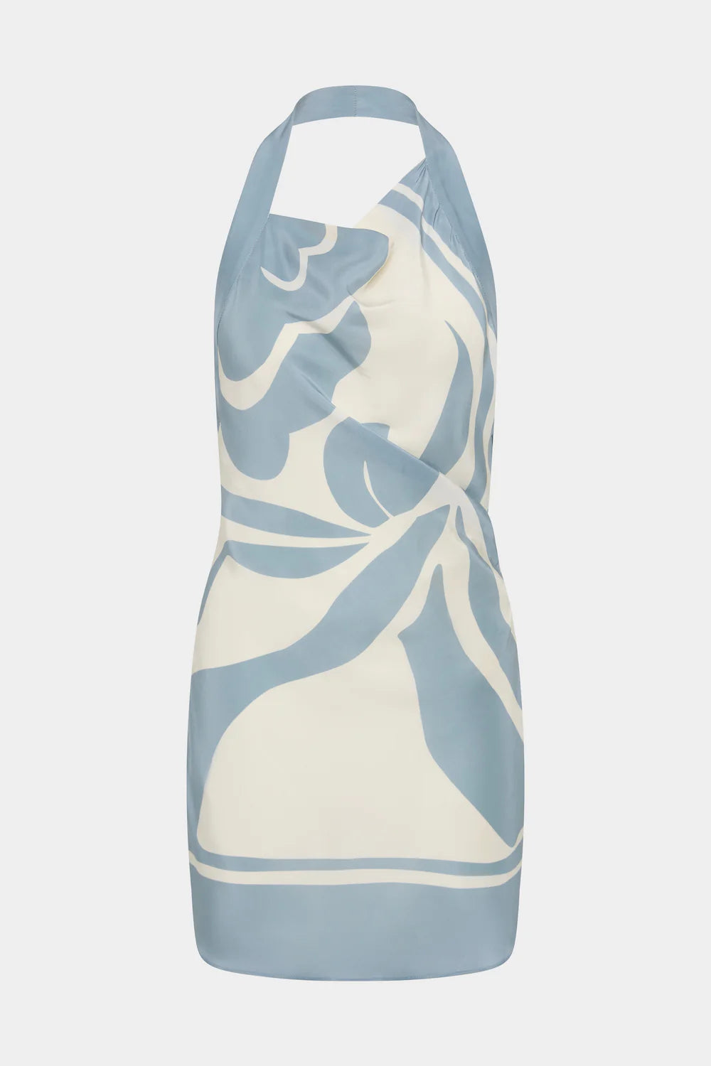 Sir Lilou Halter Mini Dress Liora Blue