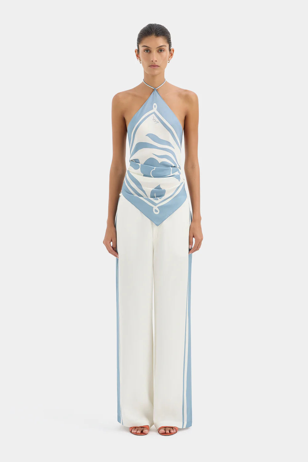 Sir - Lilou Scarf - Liora Blue