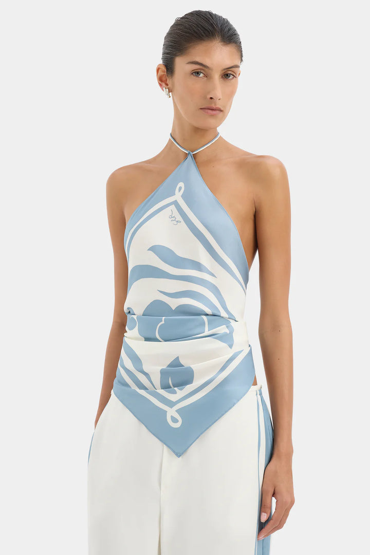 Sir - Lilou Scarf - Liora Blue