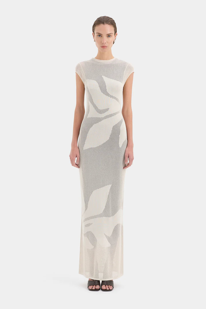 Sir Solange Midi Dress Natural