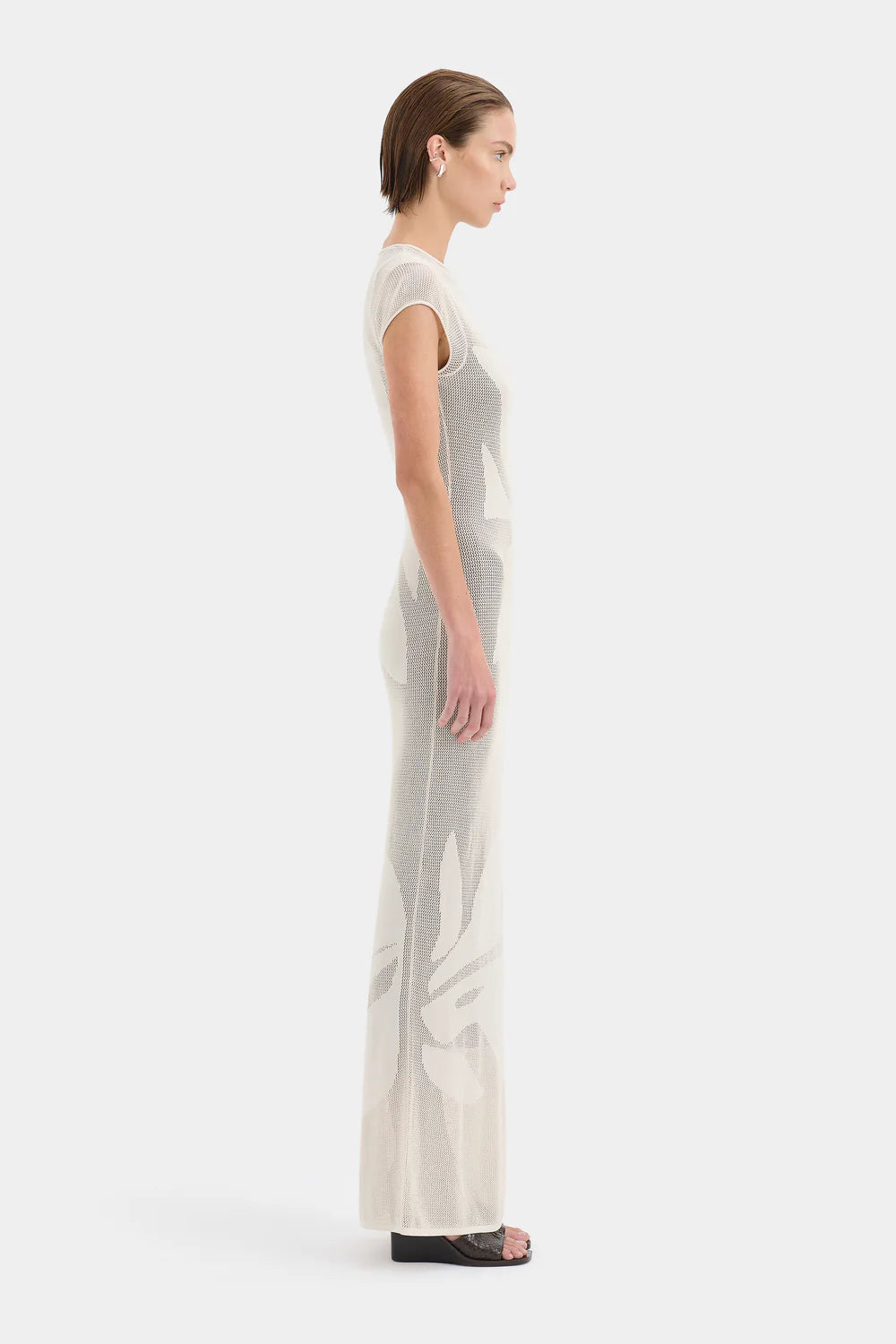 Sir Solange Midi Dress Natural