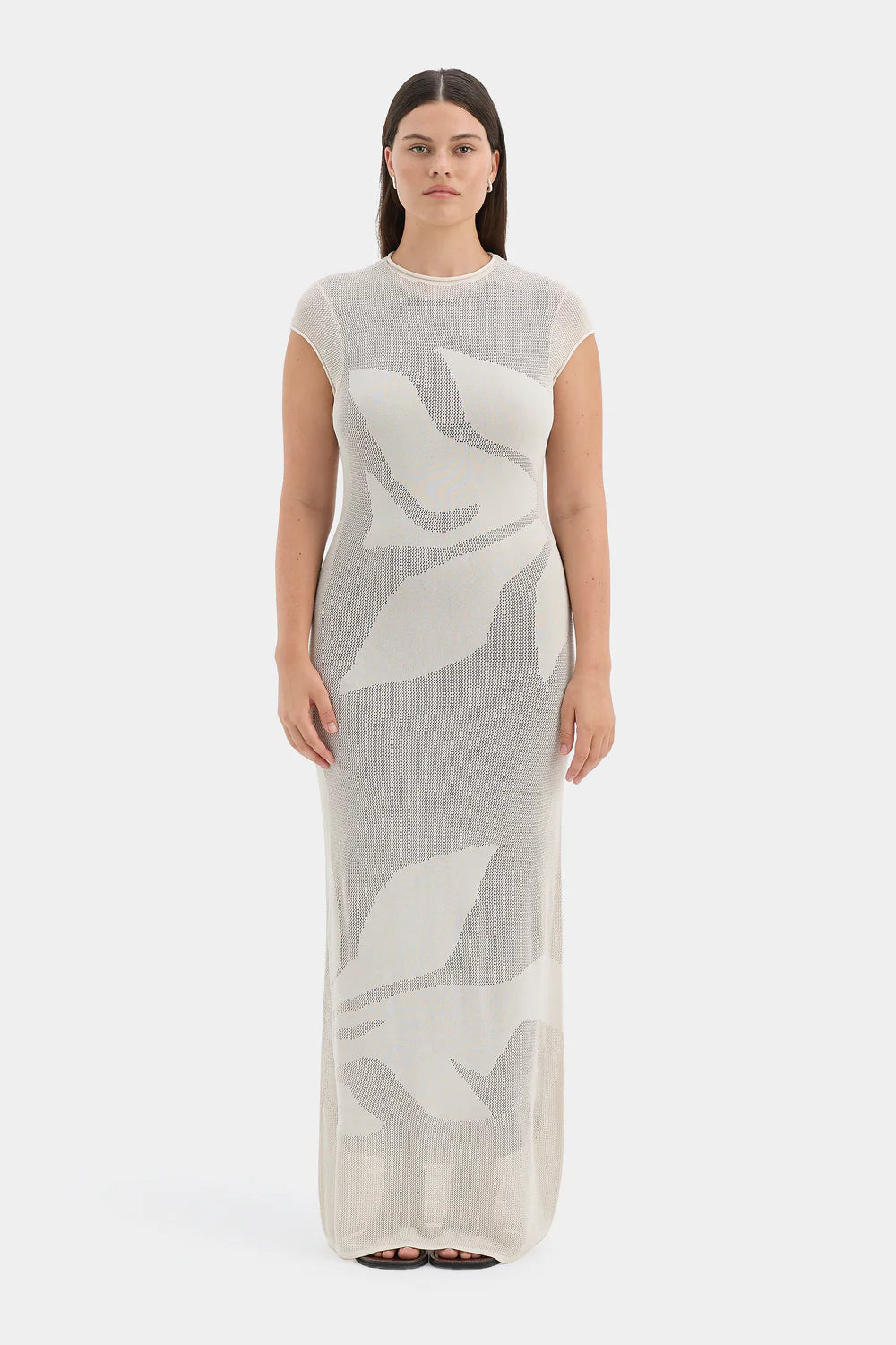 Sir Solange Midi Dress Natural