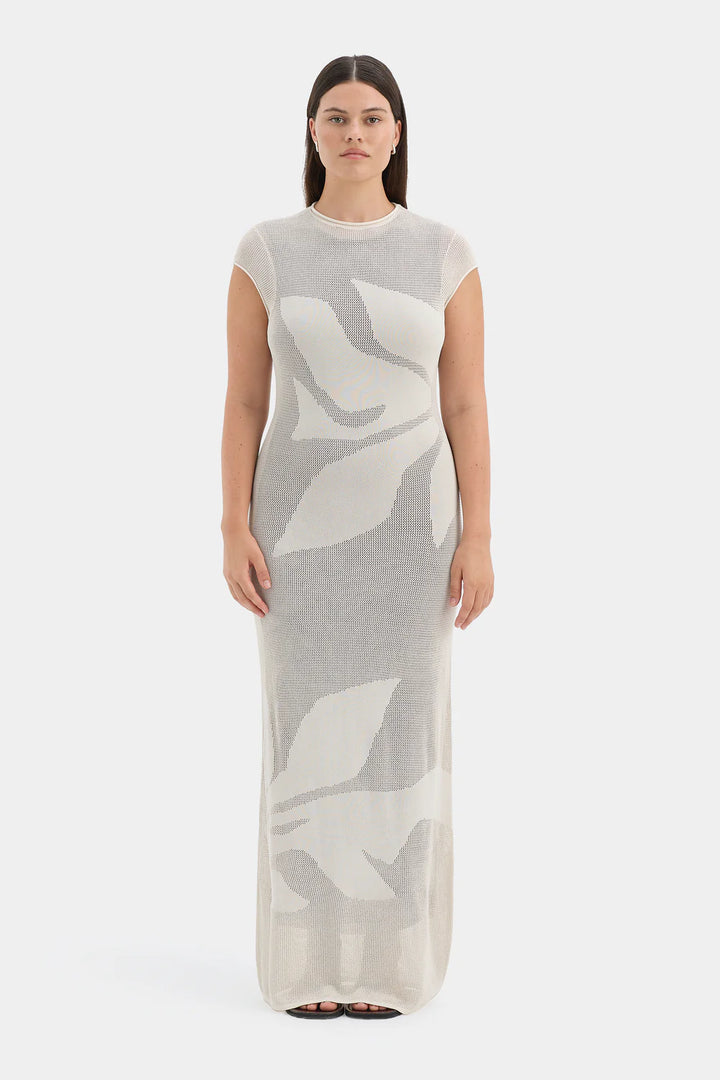 Sir Solange Midi Dress Natural
