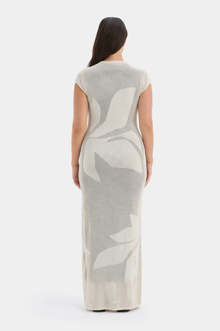 Sir Solange Midi Dress Natural