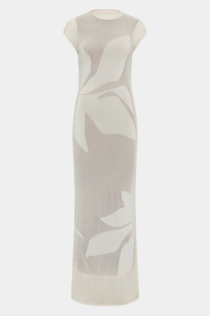 Sir Solange Midi Dress Natural