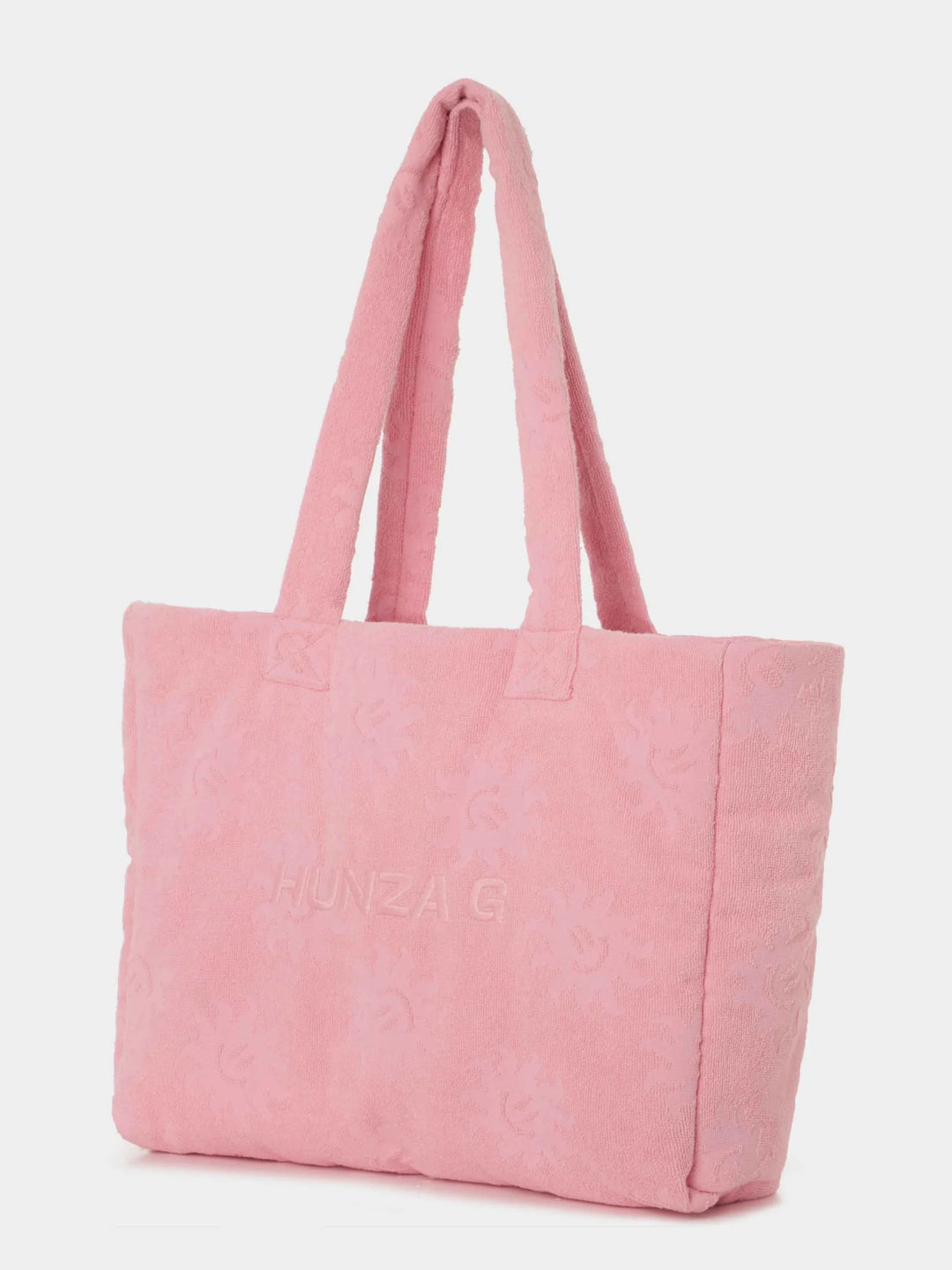 Hunza G Sunny Towelling Beach Bag Pink