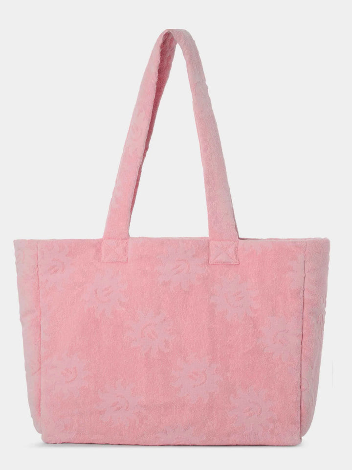 Hunza G Sunny Towelling Beach Bag Pink