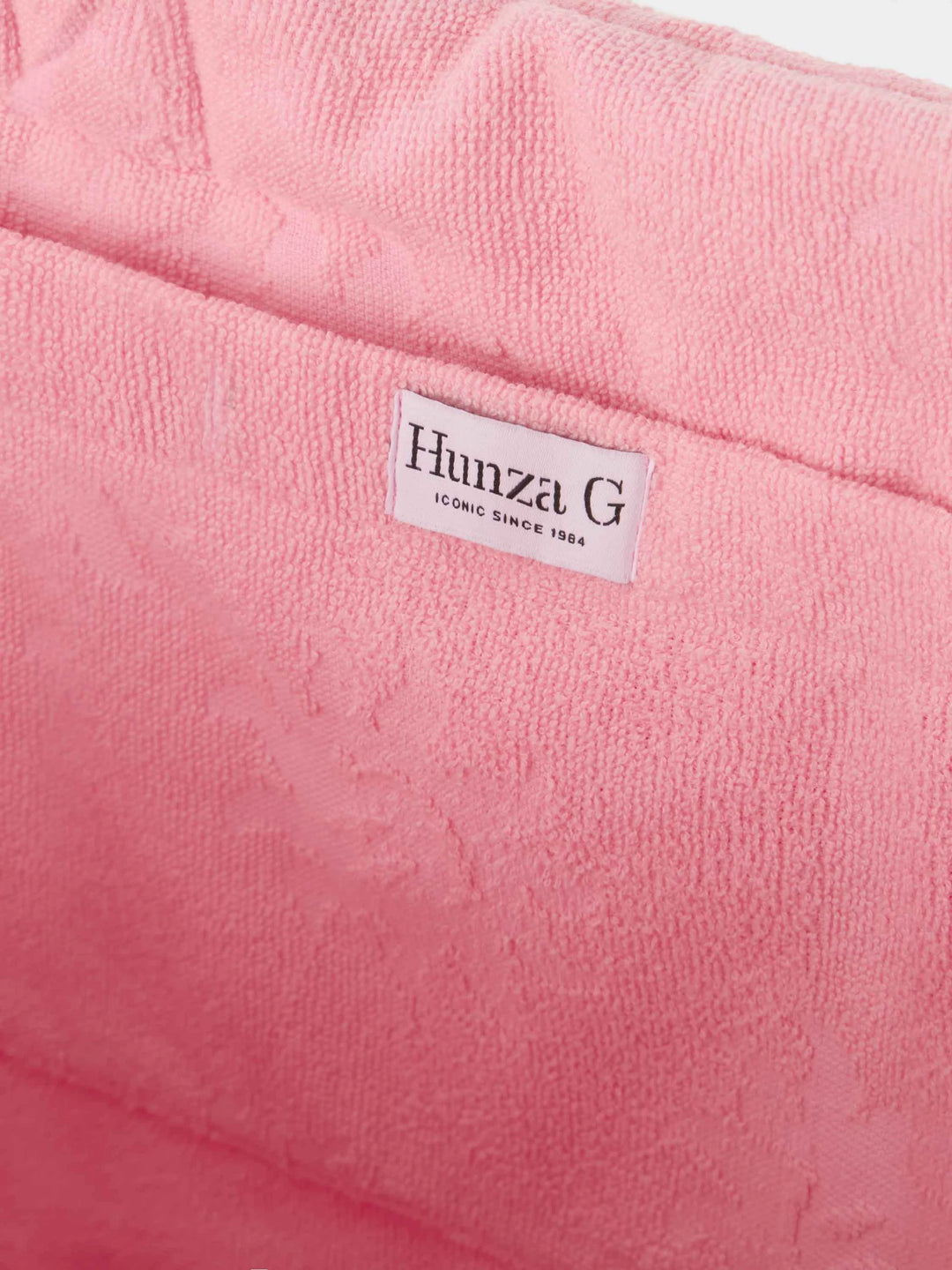 Hunza G Sunny Towelling Beach Bag Pink