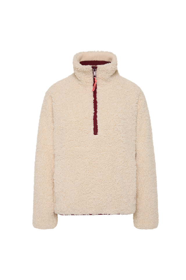 The Upside Harlow Fleece Pullover Macadamia