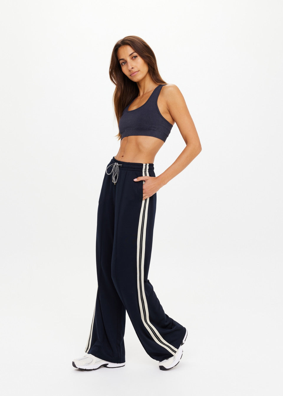 The Upside - Empire Marine Wide Leg Pant - Meteorite