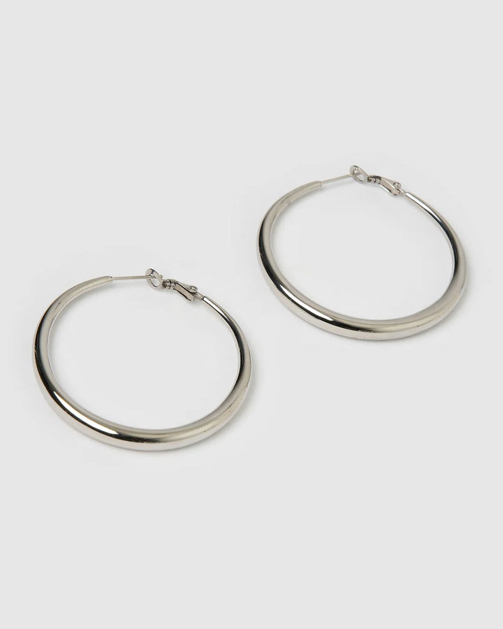 Arms Of Eve - Riley Hoop - Large - Silver