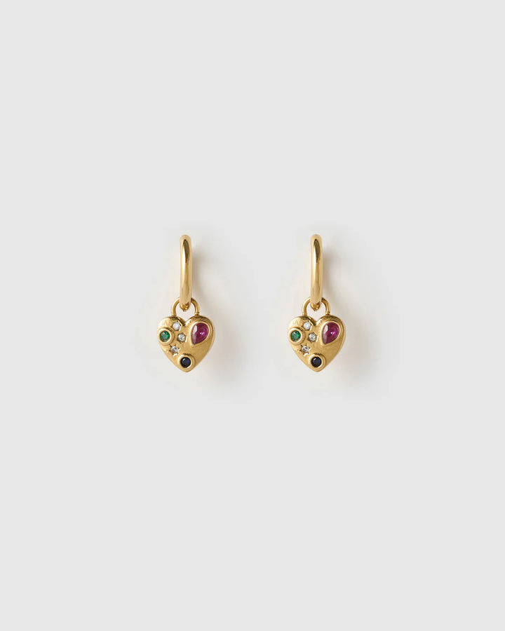 Arms of Eve - Bisou Heart Earrings - Gold
