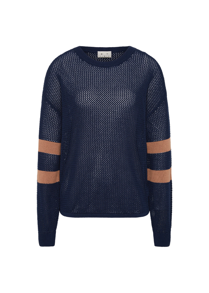 The Upside Fenway Sebastian Knit Crew Navy