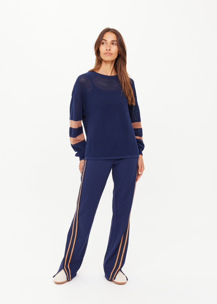 The Upside Fenway Sebastian Knit Crew Navy