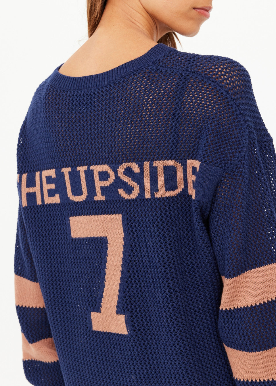 The Upside Fenway Sebastian Knit Crew Navy